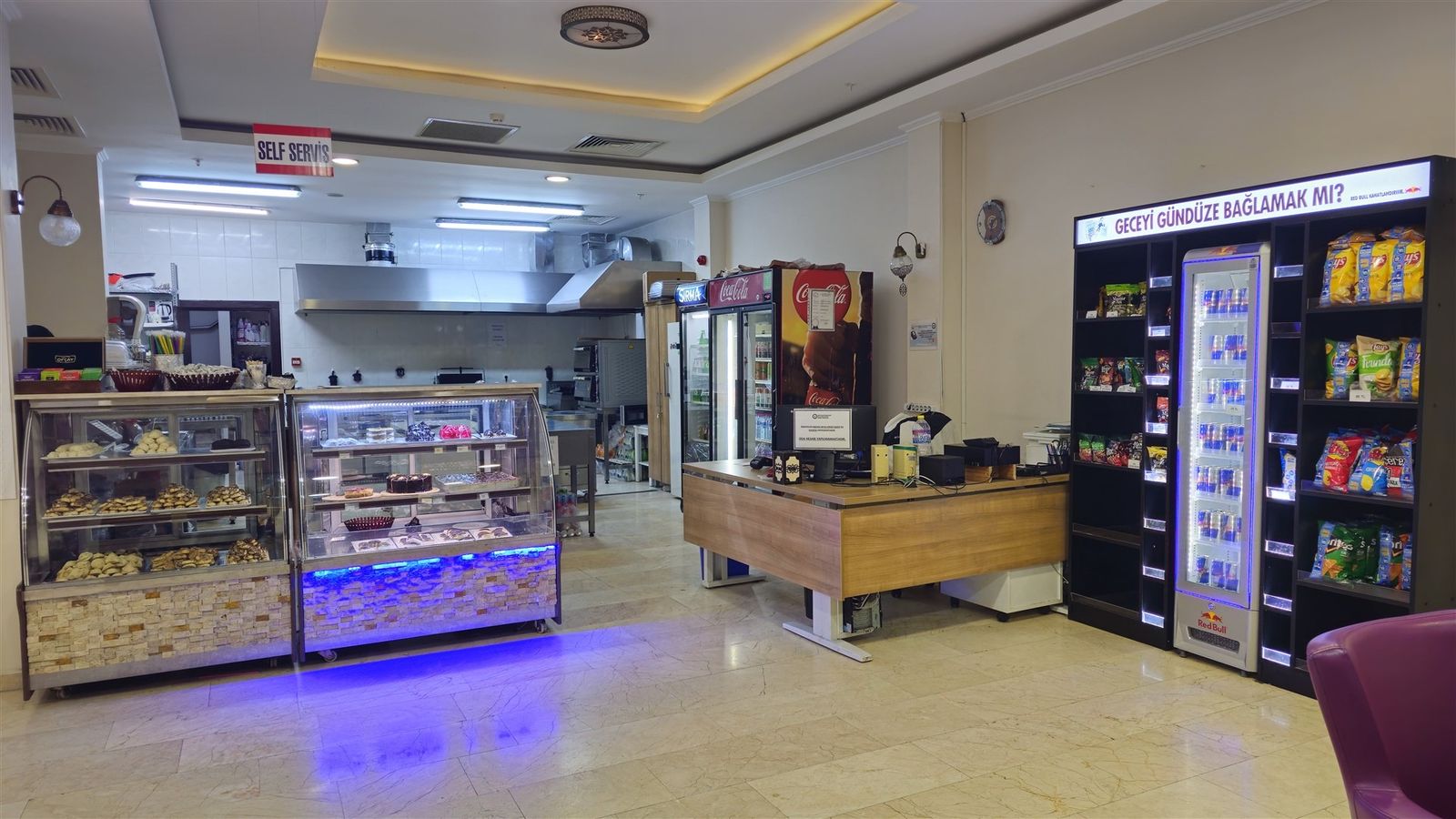 Afyon Polis Evi pastane bölümü