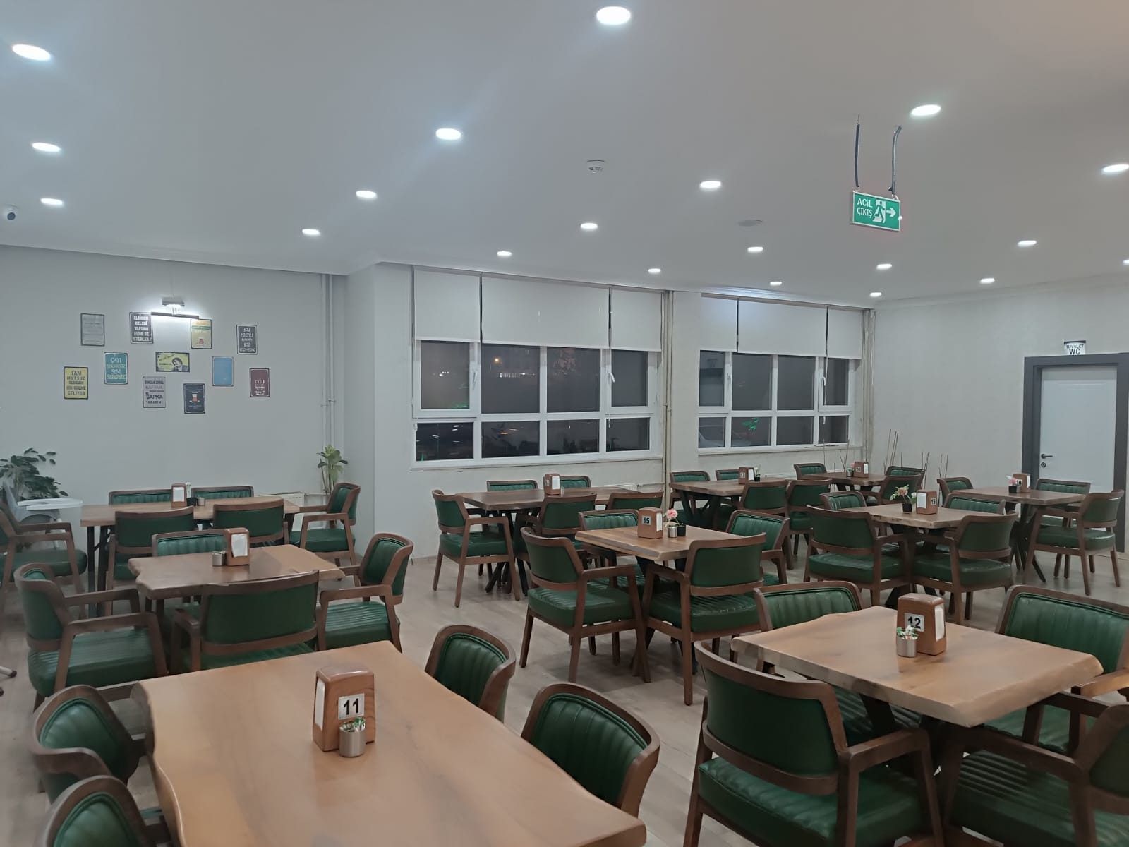 Ağrı Polisevi yemek salonu