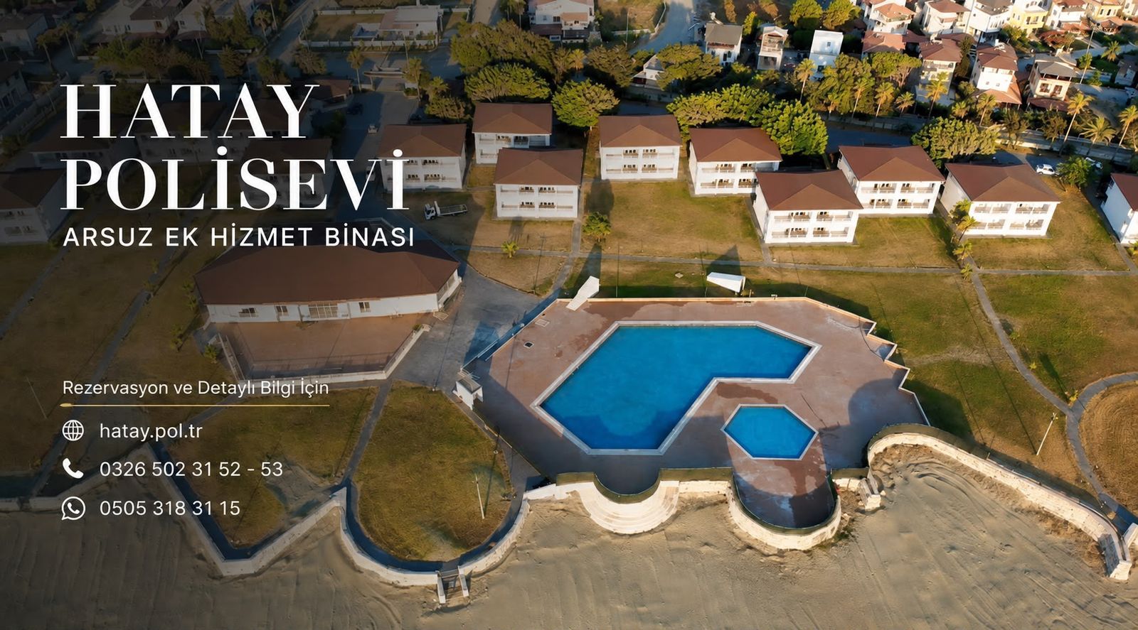Arsuz Polisevi'nin havadan görünümü