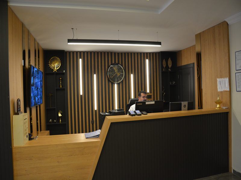 Bingöl Polisevi oturma salonu ve televizyon