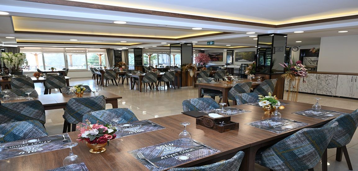 Bolu Dağı Polisevi yemek salonu
