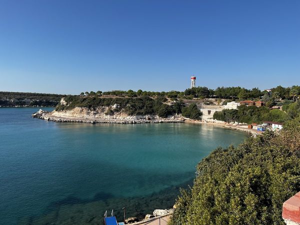 Didim PMEM bahçesinde pergola ve çocuk oyun alanı