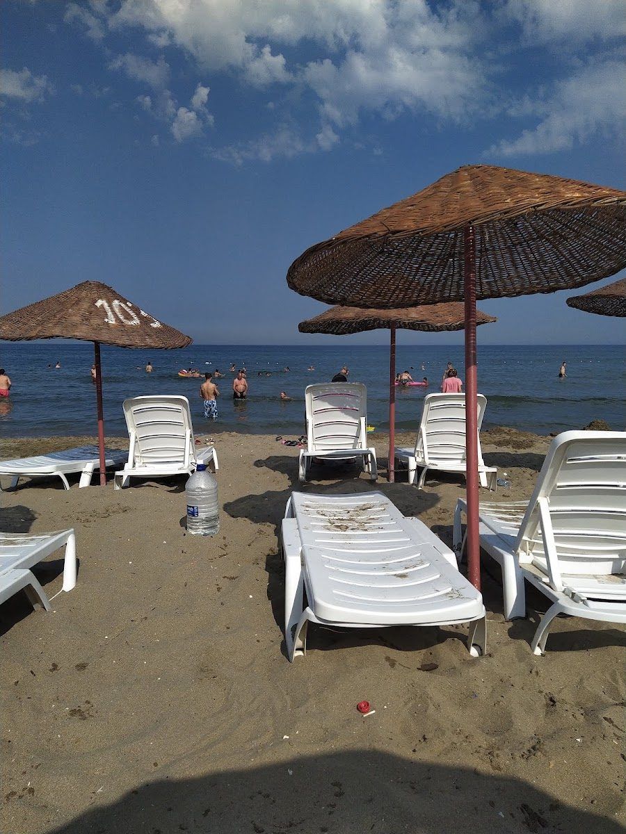 Kumbağ Polis Kampı plaj alanı