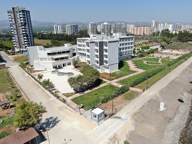 Mersin Tece Polisevi tesisinin genel görünümü