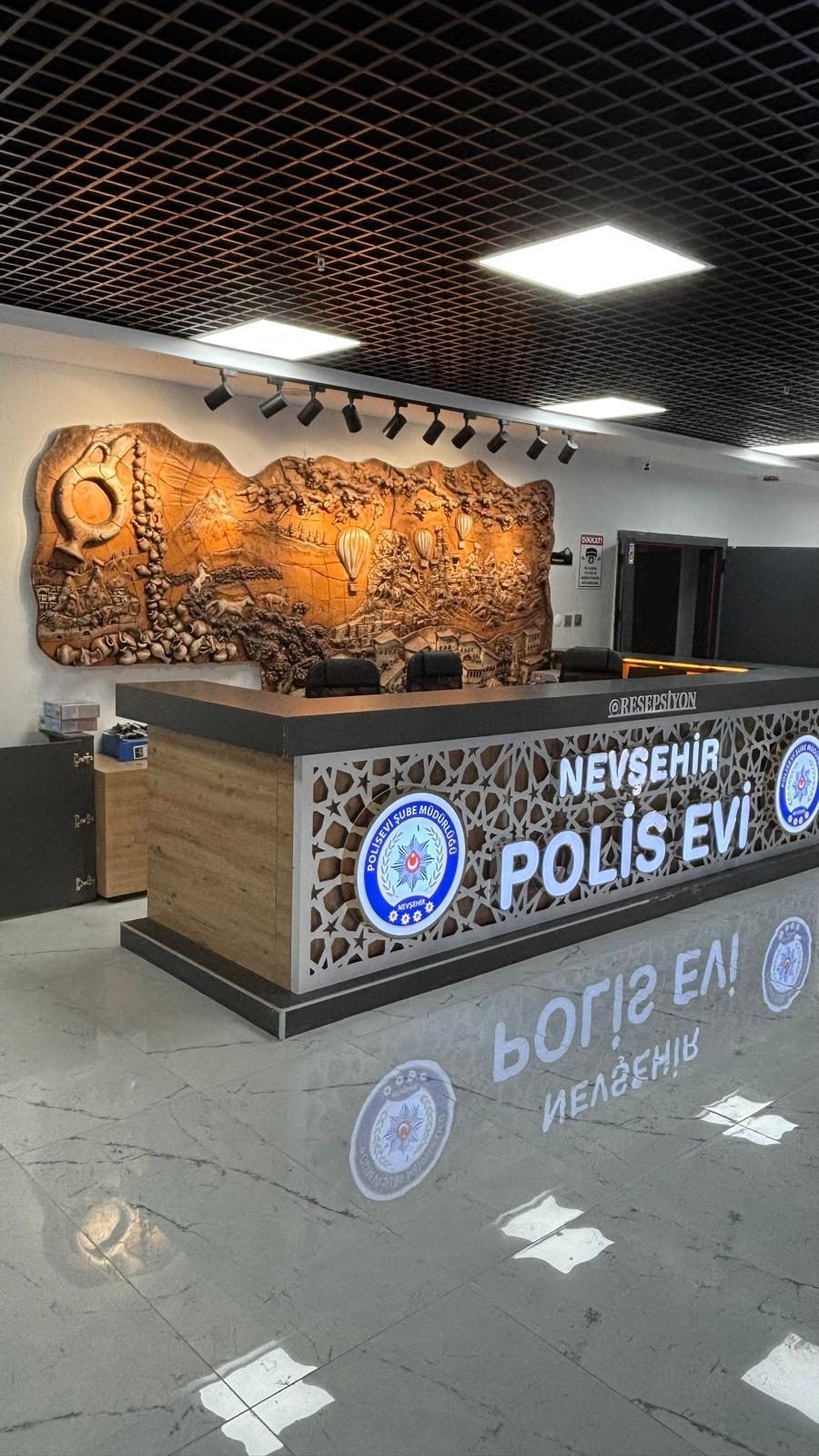 Nevşehir Polisevi giriş lobisi