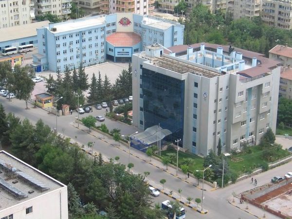 Şanlıurfa Polisevi tesisinin havadan görünümü
