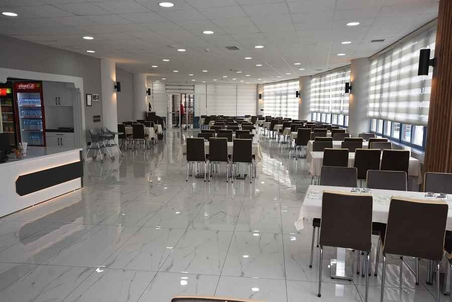 Sinop Polisevi yemek salonunun genel görünümü