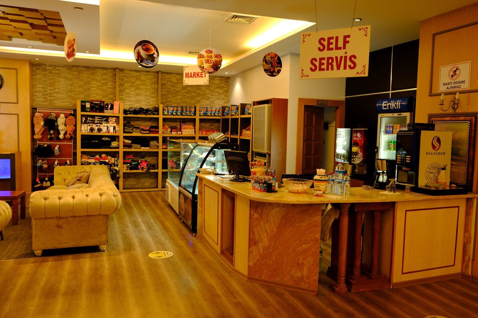 Uludağ PEKOM self servis büfesi